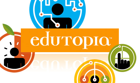 Edutopia - Logo Representing The Edutopia Blog For K-12 Students.