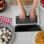 A Female Blogger Generating Content For Her Food Blog.